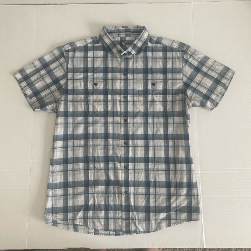 Kuhl Men's Casual Tapered Fit Plaid Shirt